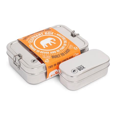 kids lunch box metal|elephant stainless steel lunch box.